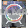 Лампа ночник с колонкой и беспроводной зарядкой G-Smart Light Sound Mini Machine + Диско шар G-2688A